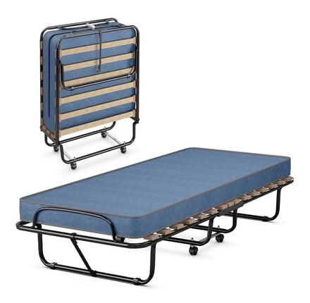 Photo of free Foldable Twin Bed + Mattress (Four corners) #1