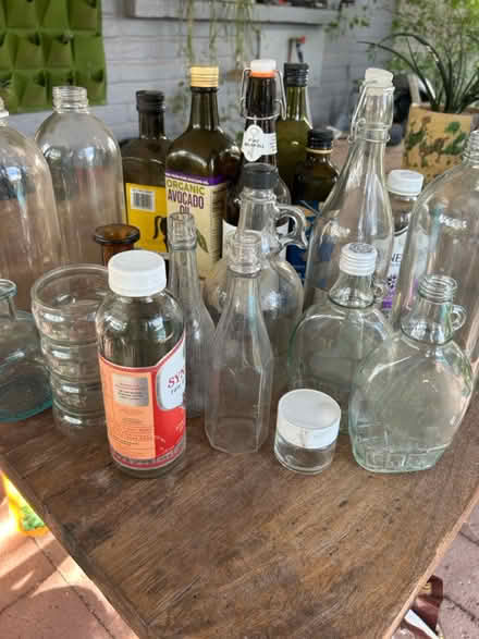 Photo of free Miscellaneous glass bottles (East side: Speedway & Harrison) #1