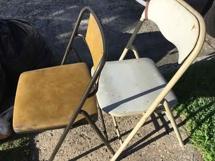 Photo of free Metal folding Chairs (Teaneck) #1