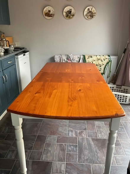 Photo of free Pine dining/ kitchen table (Dovecote BS37) #1