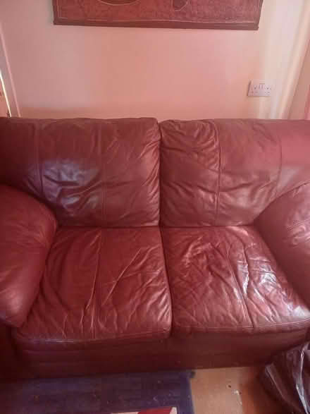 Photo of free Leather sofa x 2 (Kennington OX14) #1