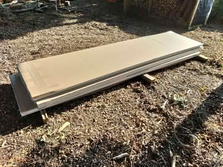 Photo of free 6 x White Upvc Flat Panel MDF Reinforced 24mm Thick (Cenarth SA38) #2