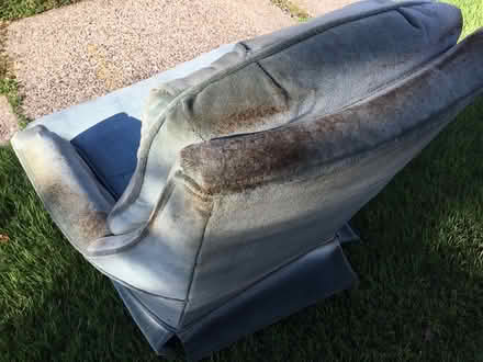 Photo of free Velvet swivel rocker chair (Teaneck) #2