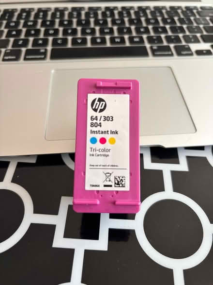 Photo of free HP instant ink cartridge (Belmont- ralston and el camino) #1