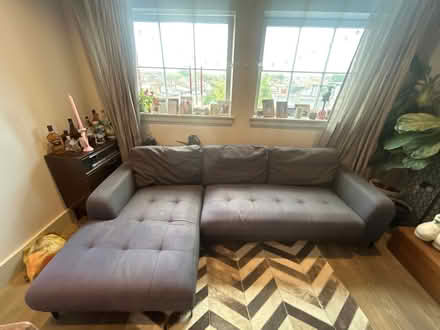 Photo of free Navy L-Shaped Sofa (Richmond TW9) #1