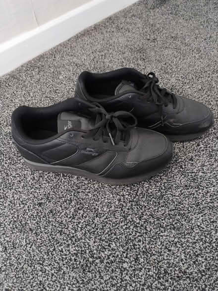 Photo of free Boys Black Slazenger Trainers (Rawtenstall BB4) #1