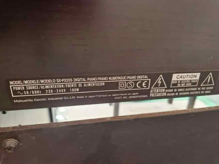 Photo of free Technics digital piano (Stanstead St Margarets SG12) #3