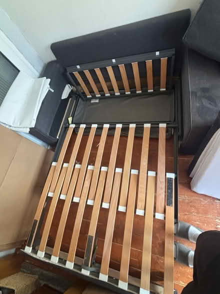 Photo of free Two seater sofa bed (Hertford) #4
