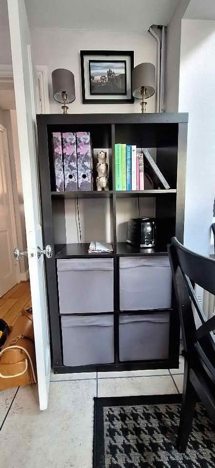 Photo of free Black Ikea Kallax bookcase 2x5 (Lion Gate TW9) #1