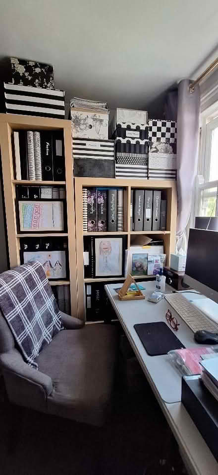 Photo of free Another Tan Ikea Kallax bookcase 2x4 (Lion Gate TW9) #1