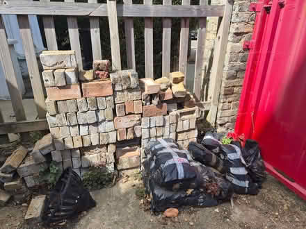 Photo of free bricks and sand (Hackney) #1