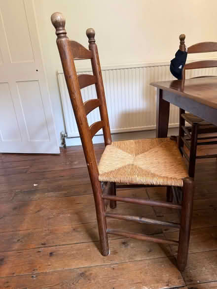Photo of free Wooden Dining Room Table and Four Chairs (Trumpington Ward CB2) #2