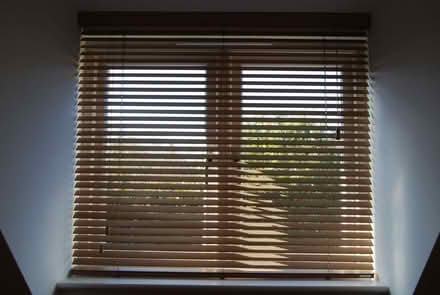 Photo of free Wood Venetian Blind - 46" Wide & Drop (The Moravian Settlement DE72) #1
