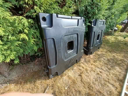 Photo of free 2 wall mounted interconnecting water butts – circa 220 litre (Hildenborough TN11) #2
