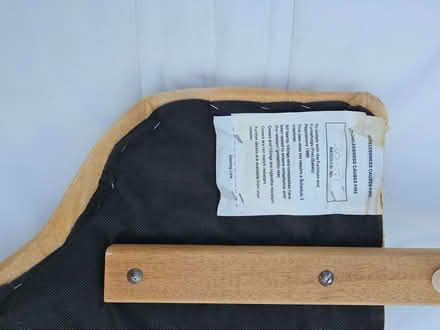 Photo of free Peach velvet/velour bedhead with wooden legs (Broadwater Down TN2) #2