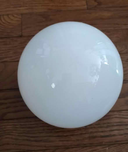 Photo of free White glass shade (Streamwood) #2