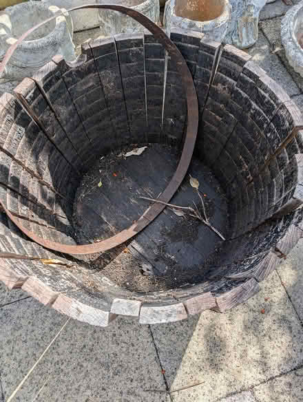 Photo of free Tatty half barrel (Bexhill-on-Sea TN39) #2