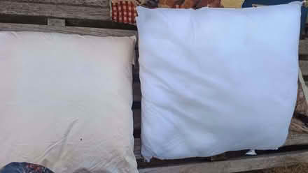 Photo of free 3 x cushion inserts 2 x cushion covers (The Nurserylands TW12) #1