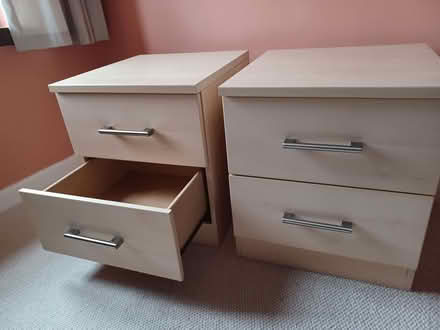 Photo of free Pair of good quality bedside cabinets (Barnham Broom NR9) #1