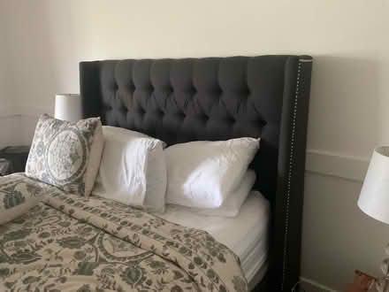 Photo of free Queen size headboard and frame (Chester MD) #1