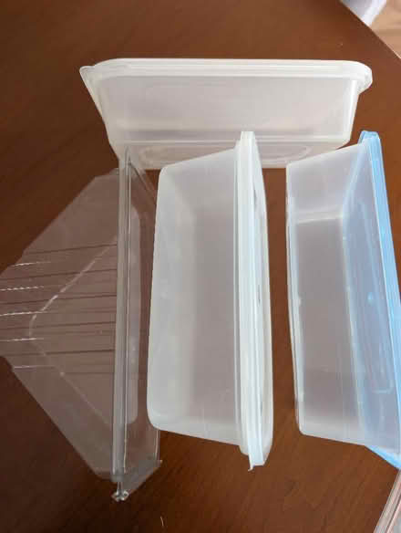 Photo of Used takeaway or sandwich plastic boxes with lids (Cheadle SK8) #1