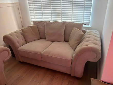Photo of free 2 Seater Sofa/Club Sofa (Stone DA9) #1
