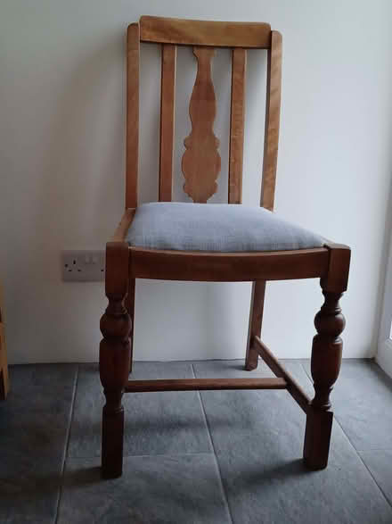 Photo of free Single beech chair (Barnham Broom NR9) #1