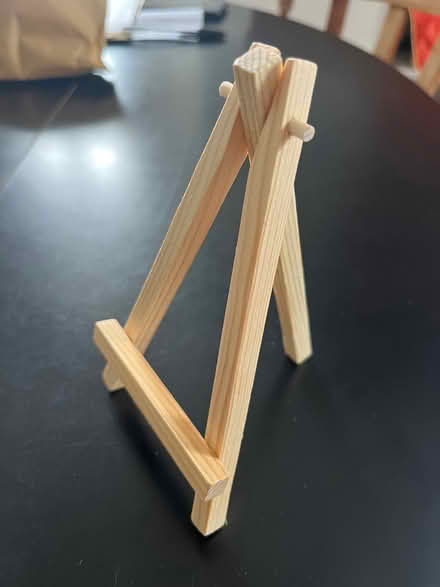 Photo of free 8x wooden mini easel tripod table (Stannington S6) #1