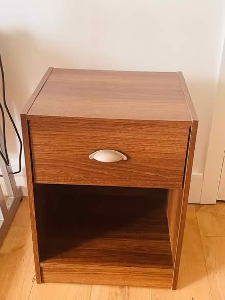 Photo of free Brown Bedside Table with Drawer (Nottingham NG3) #1