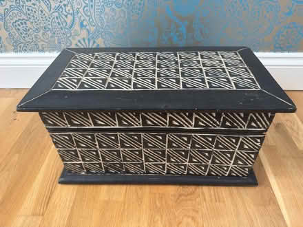 Photo of free Storage box in carved wood (Old Town Stevenage near Lister) #1