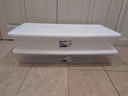 Photo of free 2 under bed storage containers (El Cerrito) #1