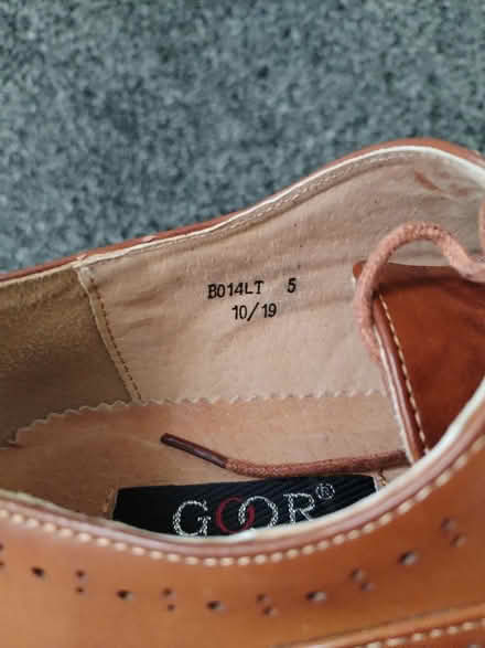 Photo of free Boys Brown Leather Shoes (Rawtenstall BB4) #2