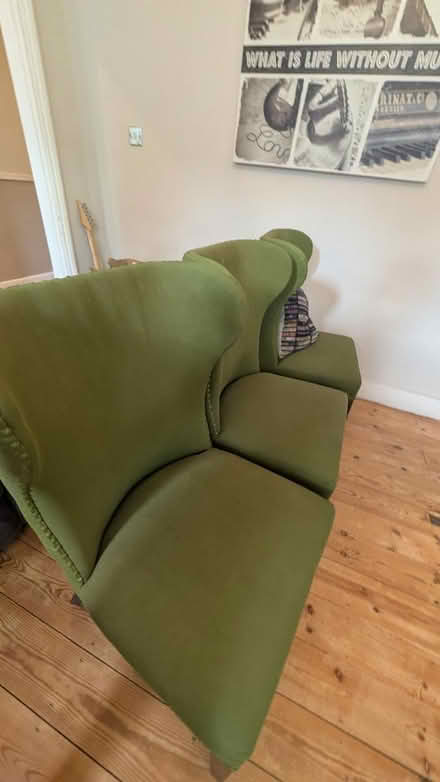 Photo of free 3 lion knocker tufted chairs (East dulwich SE22) #3