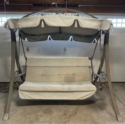 Photo of free Patio swing (freestanding) (west Cupertino) #1