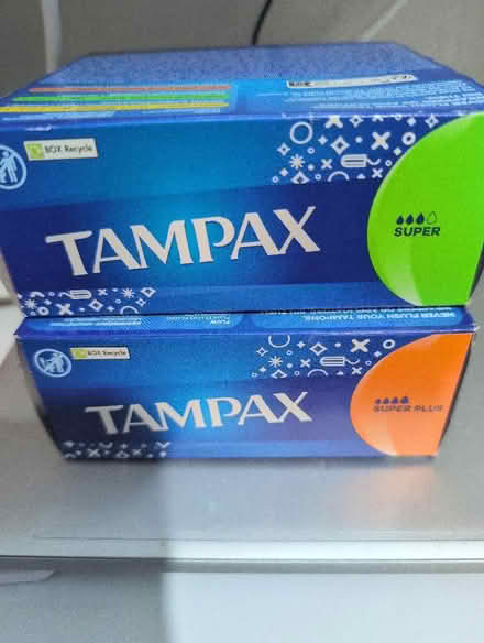 Photo of free 2 unopened boxes of Tampons (South Horrington BA5) #1