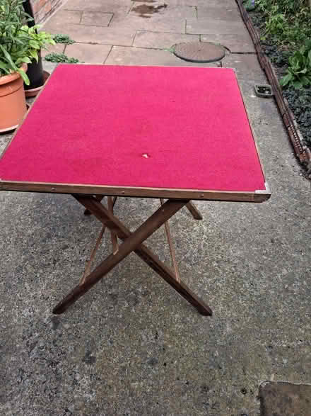 Photo of free Vintage card table (Carlisle CA1) #2