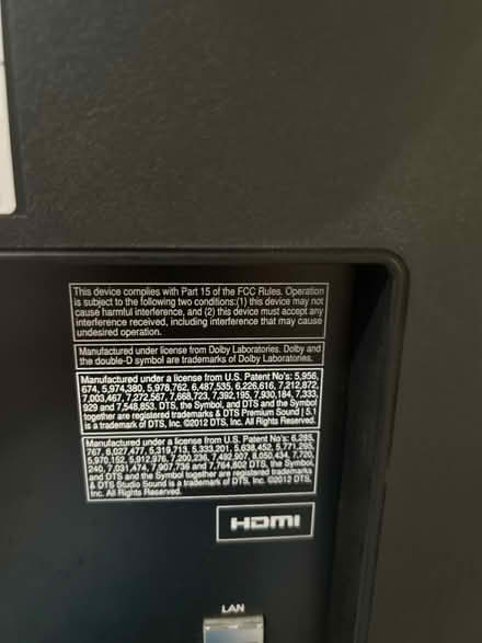 Photo of free Samsung TV (Owings Mills,MD) #3