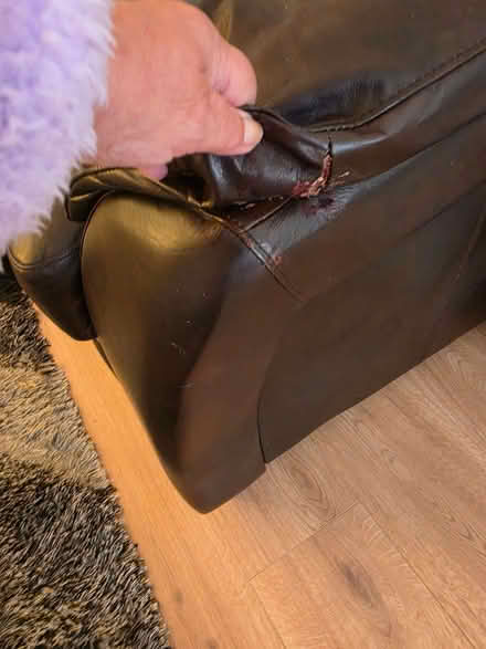 Photo of free Chocolate brown sofas (Southside EH8) #3