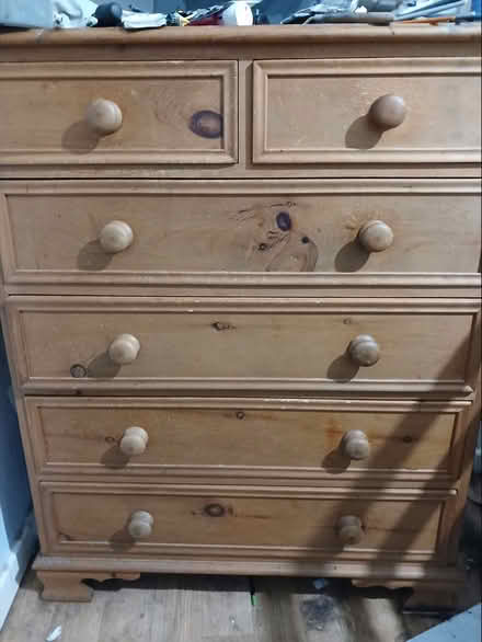 Photo of free Wood chest of drawers (Sholden CT14) #1