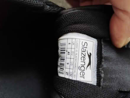 Photo of free Boys Black Slazenger Trainers (Rawtenstall BB4) #2