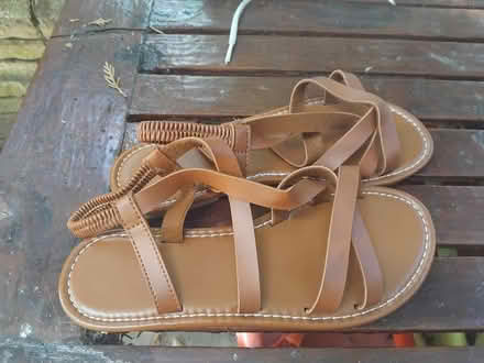 Photo of free Brand new size 4 flat sandals (Lakenham NR1) #1