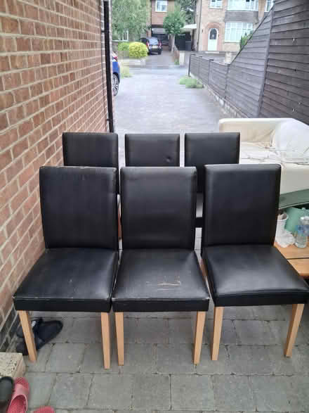Photo of free 6 Dining room chairs (Loughborough LE11) #1