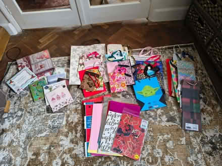 Photo of free Gift bags, wrapping paper, unused greeting cards, Xmas cards (Stockton Heath WA4) #1