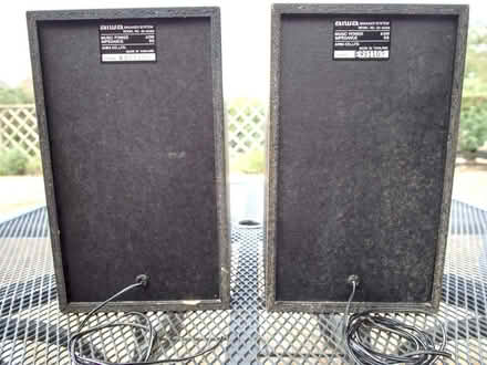 Photo of free Pair of Aiwa speakers 20w rms (Whitchurch-On-Thames RG8) #2