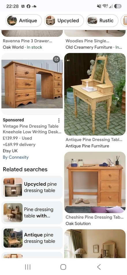 Photo of Dressing table or desk with drawers (Pittville GL50) #1