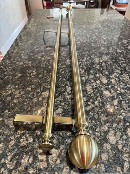Photo of free Double curtain rods (Oxshott KT22) #2