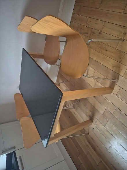 Photo of free Dining table and four chairs. (Fulham SW6) #1