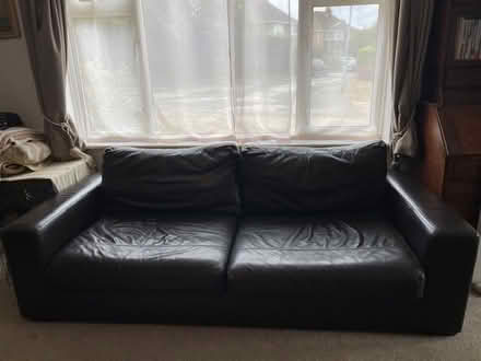 Photo of free Large leather sofa (Sherwood TN2) #3