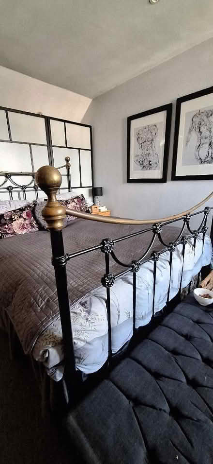 Photo of free Metal Double Bed (Lion Gate TW9) #2
