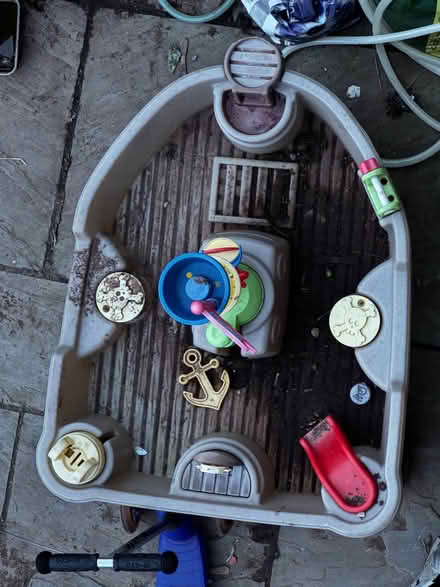 Photo of free Kids Water play ship on legs (Penrith CA11) #1